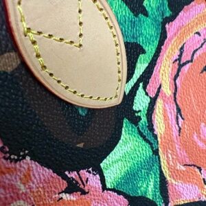 Betsey Johnson Pink and Green Botanical Tote